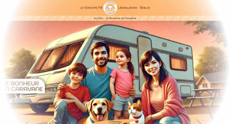 Visuel Le Bonheur En Caravane